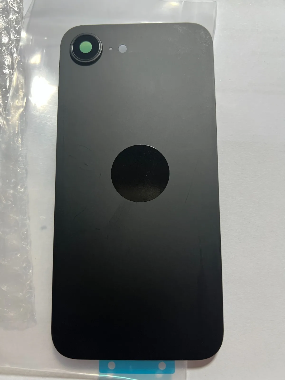 Back vetro Scocca Posteriore Per iPhone 16e E Compatibile Magneti Nero