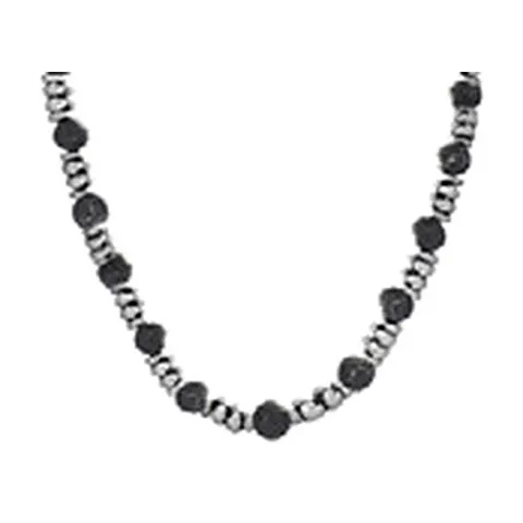 Stroili Man Code Collana con onice Acciaio 1691385