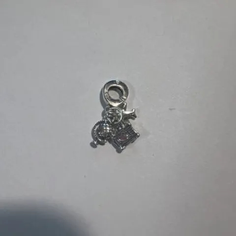 Charm pendente viaggio con mappamondo aereo e valigia - LAB22609302204