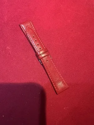 Cinturino per orologio in pelle rosso 20mm - 2606251410