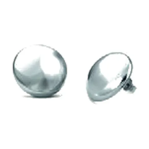 Stroili Silver Collection Orecchini lobo bottoni lisci Argento 925 1697899