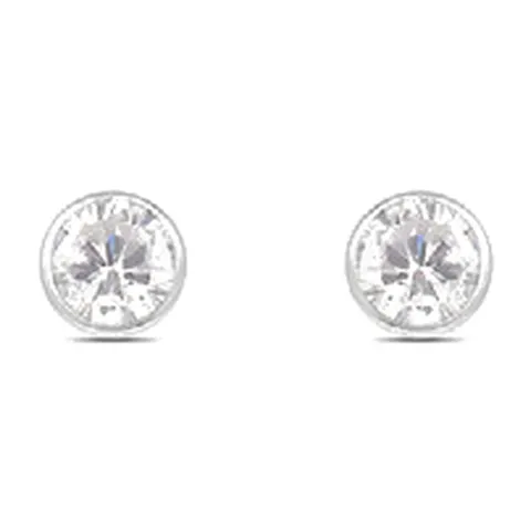 Stroili Bon Ton Orecchini lobo con cubic zirconia Oro 9kt 1425417