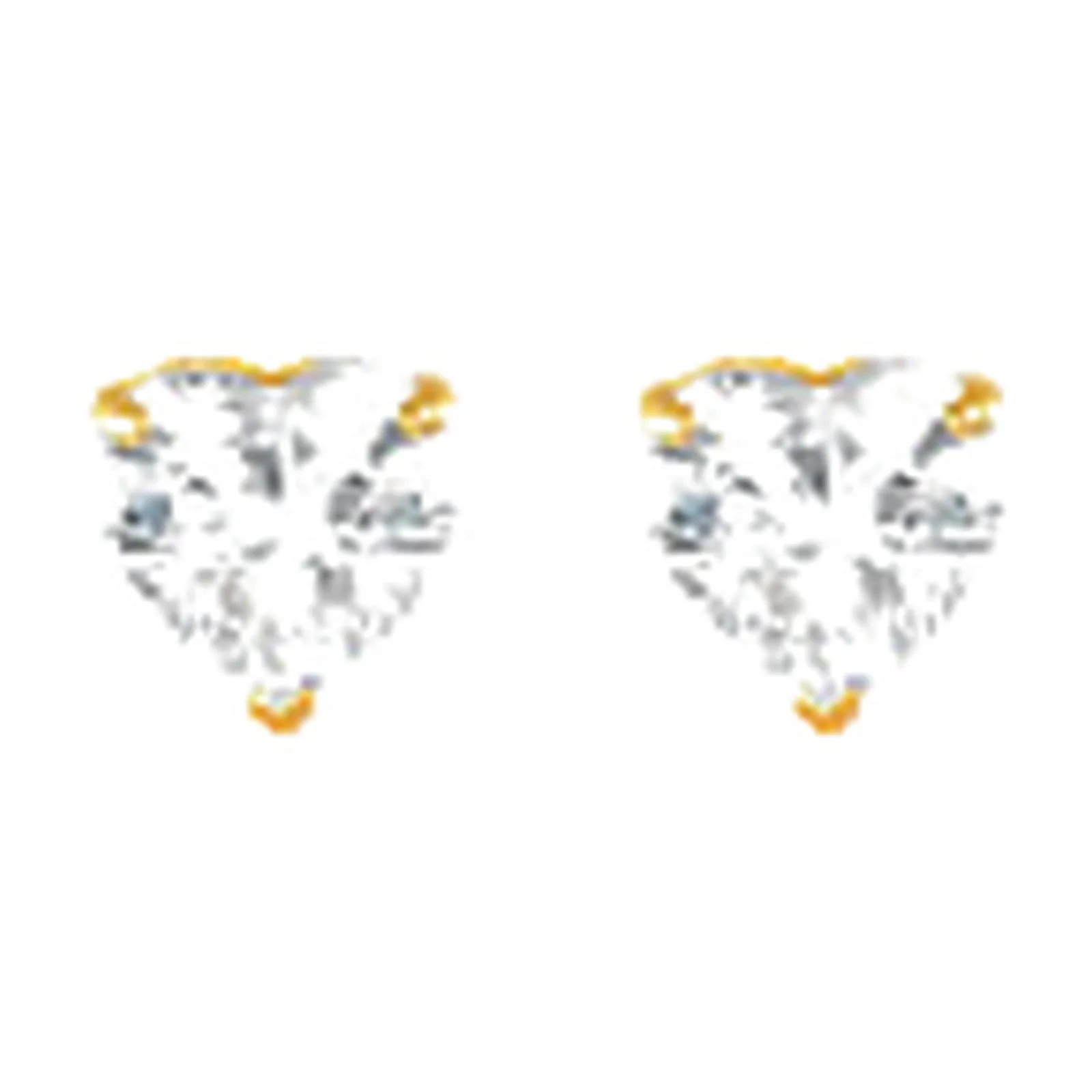 Stroili Bon Ton Orecchini lobo con cubic zirconia Oro 9kt 1418109