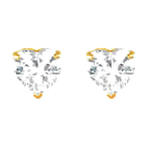 Stroili Bon Ton Orecchini lobo con cubic zirconia Oro 9kt 1418109