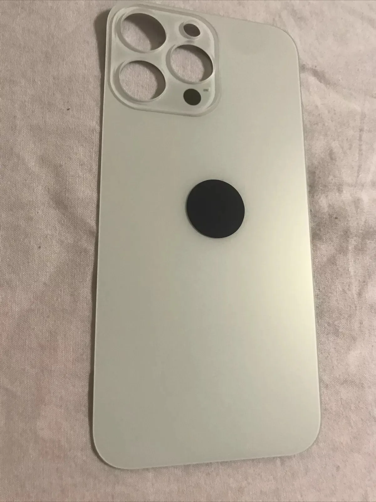 Back vetro Scocca Posteriore Per iPhone 14 Pro , Oro foro BIG