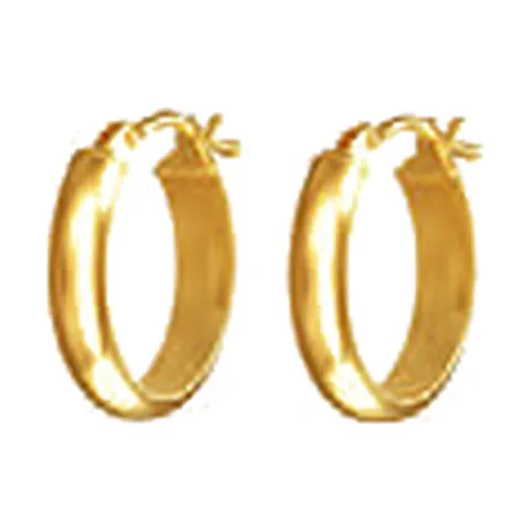 Stroili Toujours Orecchini a cerchio tubo tondo Oro 9kt 1401017