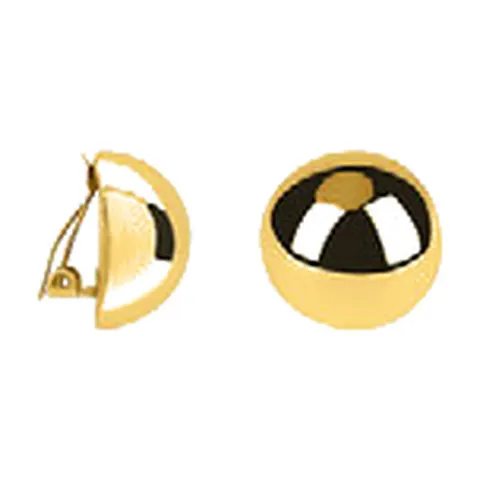 Stroili Radiance Collection Orecchini lobo a clip dorati Acciaio 1691914