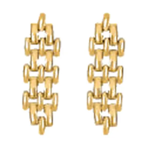 Stroili Radiance Collection Orechini dorati panther chain Acciaio 1694749