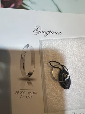 Anello Fede UnoAerre in Argento 925 Misura 53 - AF 293