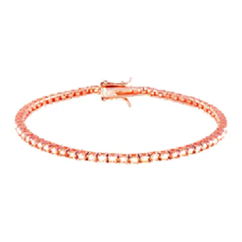 Stroili Silver Rainbow Bracciale tennis rosato con cubic Argento 925 1698318