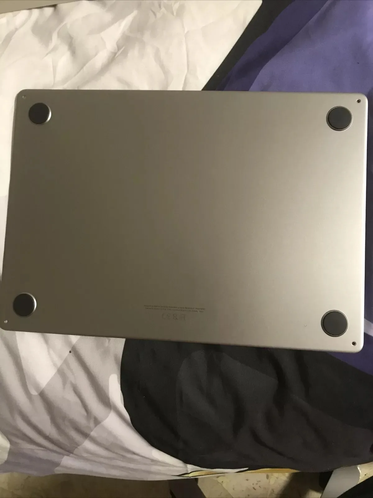 Apple Per Macbook Air M2 13” A2681 2022 Bottom Cover Coperchio Inferiore Grigio