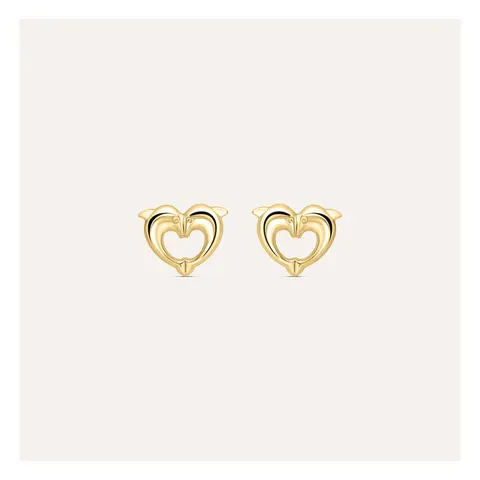 Stroili Bon Ton Lobe Earrings 9kt Gold 1410325