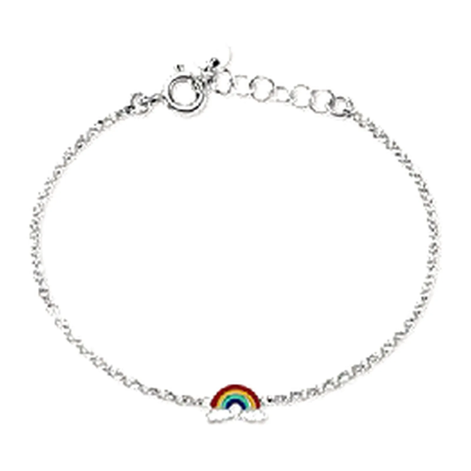 Stroili Silver Baby Bracciale arcobaleno con smalto Argento 925 1687116