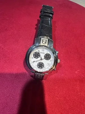 Orologio Cronografo Fendi Uomo con cinturino in pelle - 48000