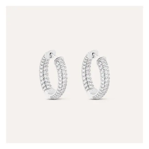 Stroili Silver Shine Orecchini a cerchio Argento 925 1666878
