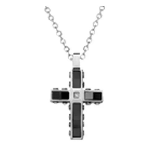 Stroili Man Code Collana bicolore e cubic zirconia Acciaio 1666502