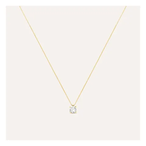 Stroili Claire Necklace with cubic zirconia 9kt Gold 1433824