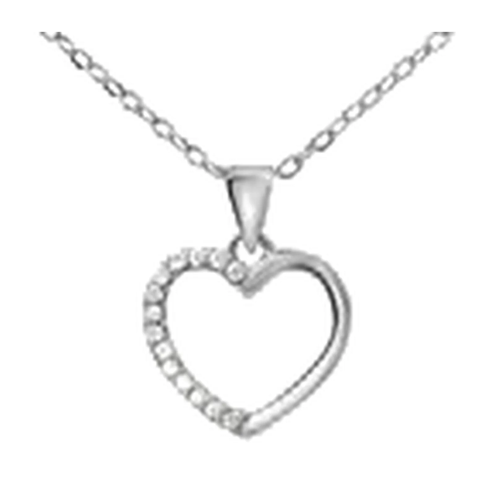 Stroili Silver Moments Collana cuore con cubic zirconia Argento 925 1628548