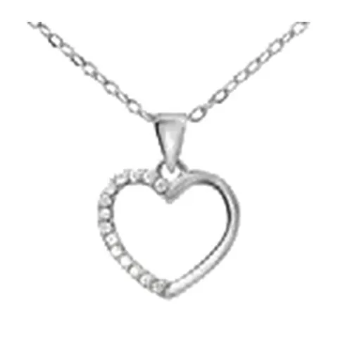 Stroili Silver Moments Collana cuore con cubic zirconia Argento 925 1628548
