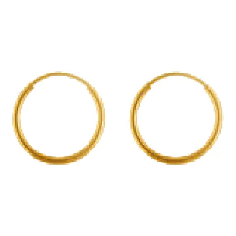 Stroili Toujours Orecchini a cerchio tubo tondo Oro 9kt 1401009