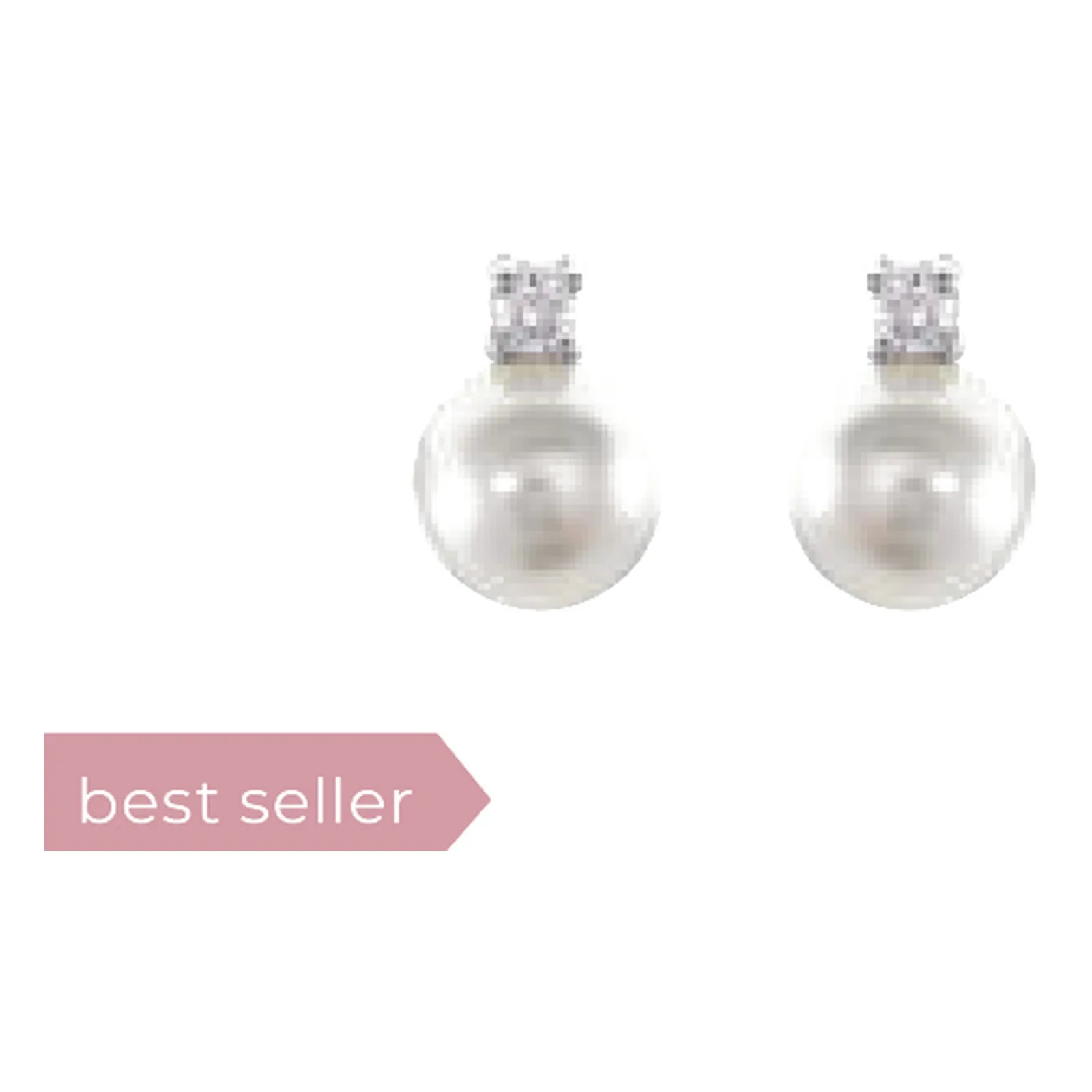 Stroili Silver Pearls Orecchini lobo con cubic zirconia Argento 925 1693161