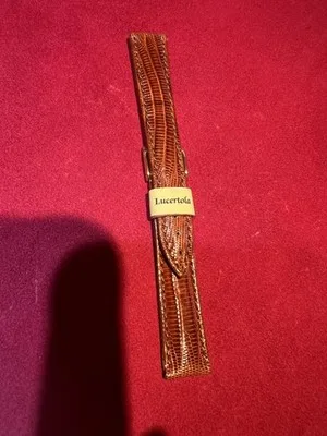 Cinturino per orologio in pelle lucertola 16mm - 2606231344
