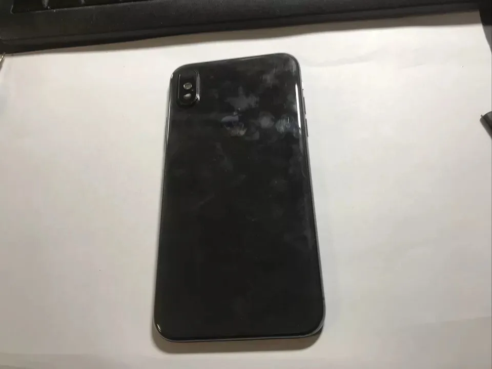 Original Apple Iphone X Lighting Power Chassis scocca Nero Qualita B+