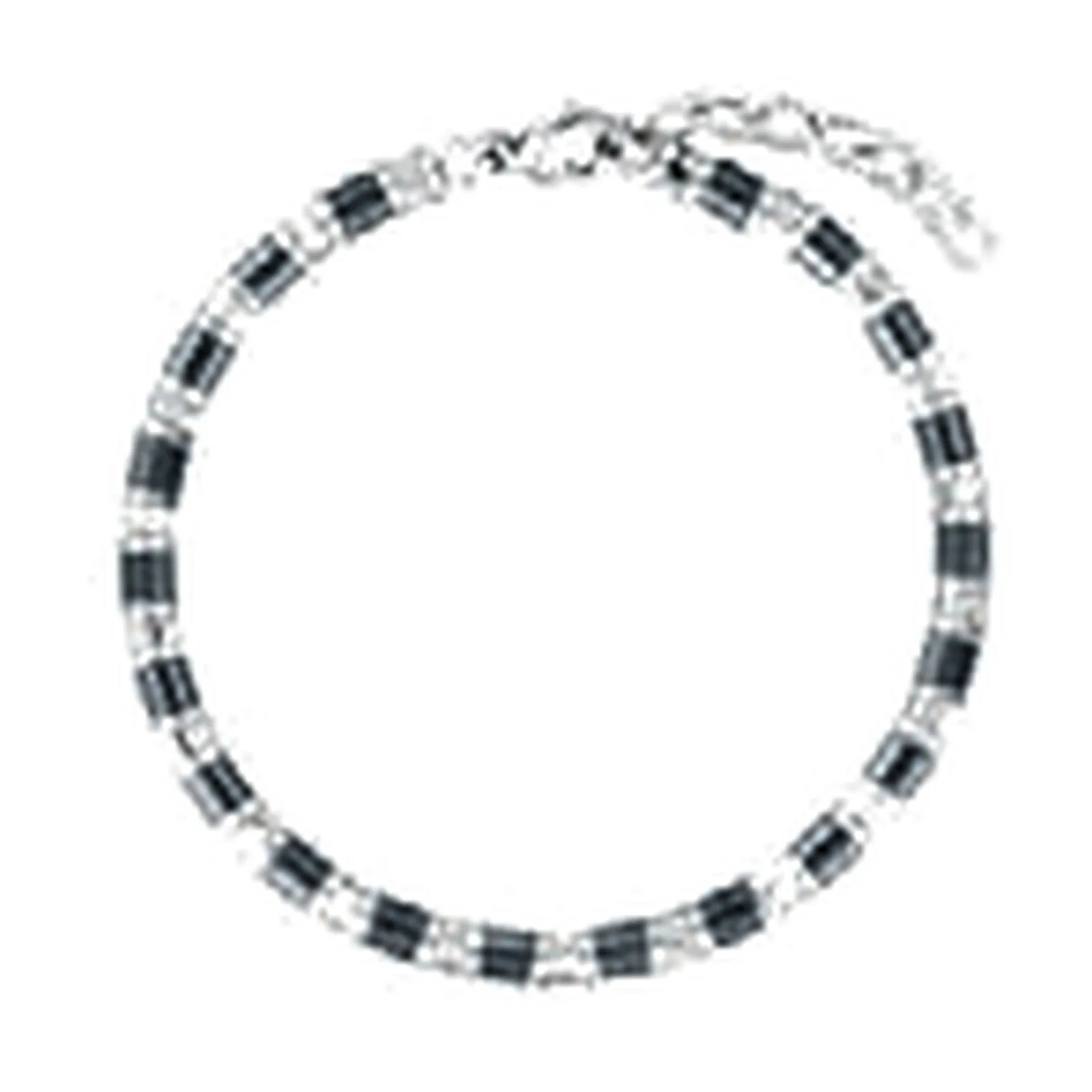 Stroili Man Code Bracciale con ceramica nera Acciaio 1681928