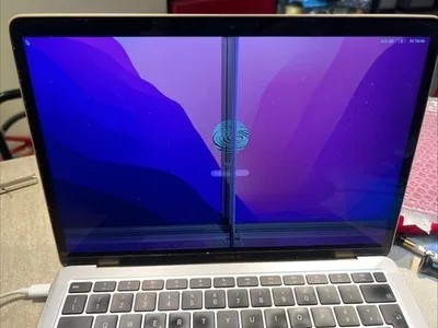 Apple Macbook Air 13” 2020 A2337 3598 Solo Display Lcd Crepato X Test E4 Rose