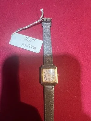 Orologio da polso Lorenz donna con cassa quadrata e cinturino in pelle - 8801AU