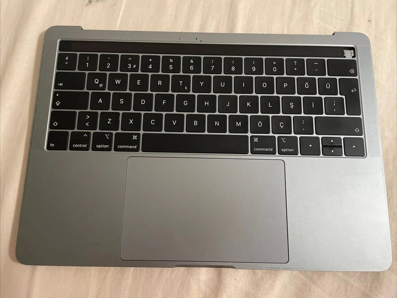 Originale Apple Macbook Pro 13” 2019 A1989 3358 Keyboard grigio Turkish Turk A