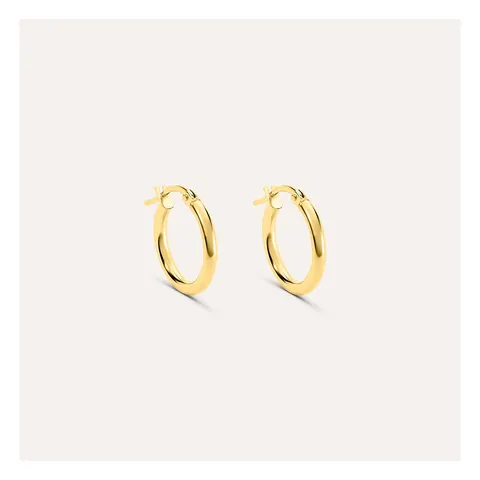 Stroili Toujours Orecchini a cerchio tubo tondo Oro 9kt 1401763