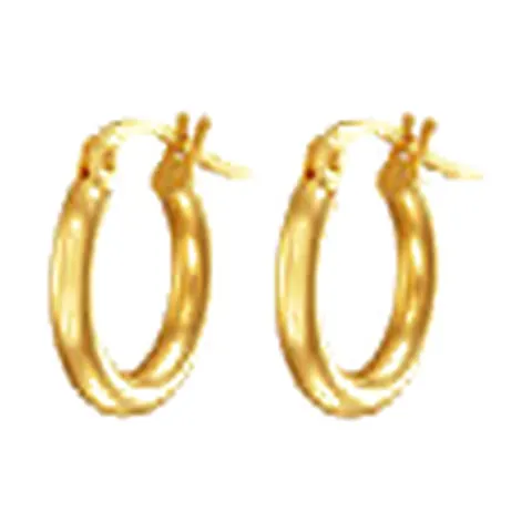 Stroili Toujours Orecchini a cerchio tubo tondo Oro 9kt 1401763