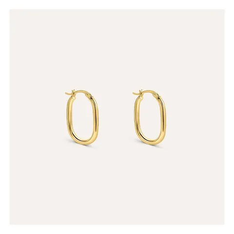 Stroili Toujours Orecchini hoops ovale Oro 9kt 1436194