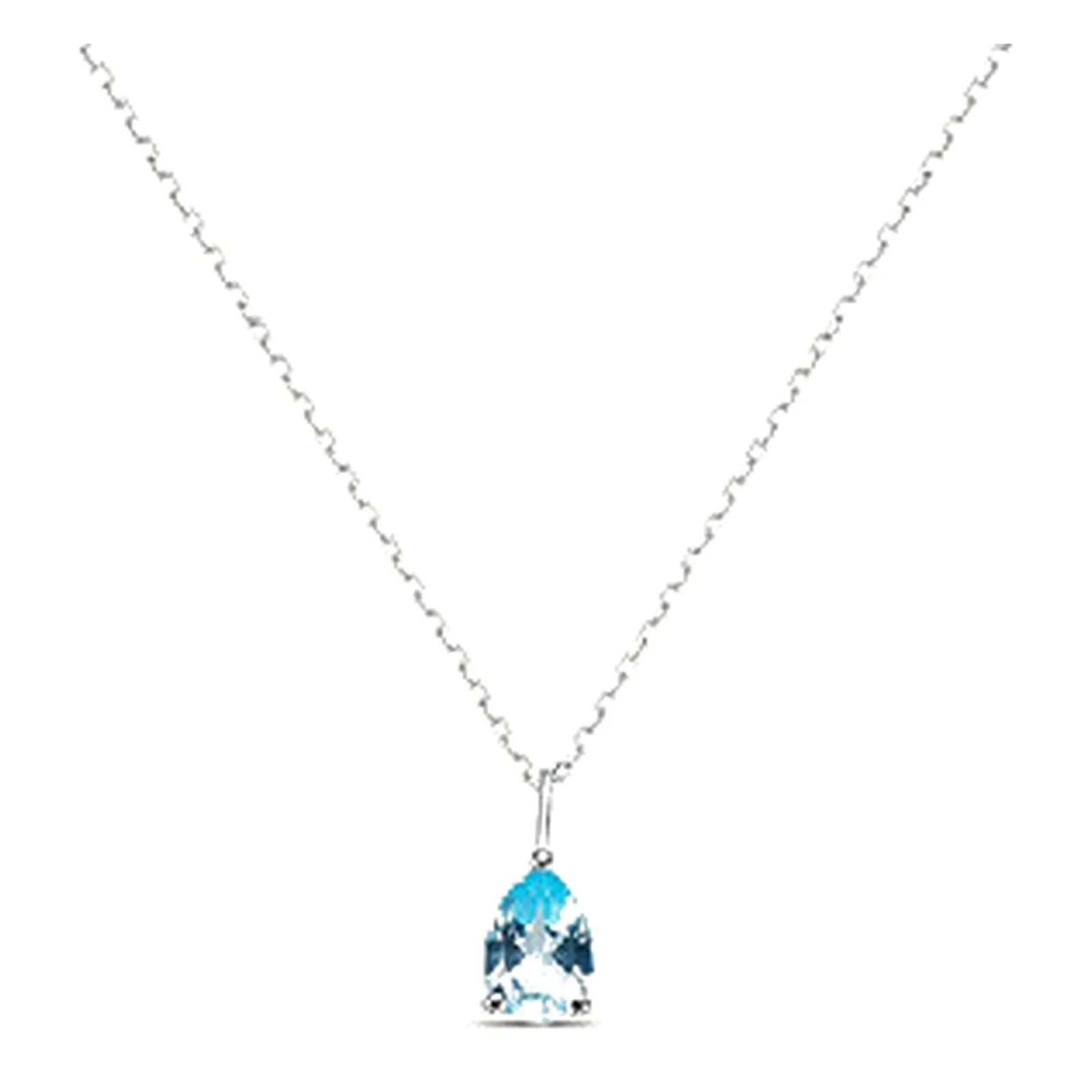Stroili Amelie Collana goccia con topazio sky blue Oro 9kt 1413217