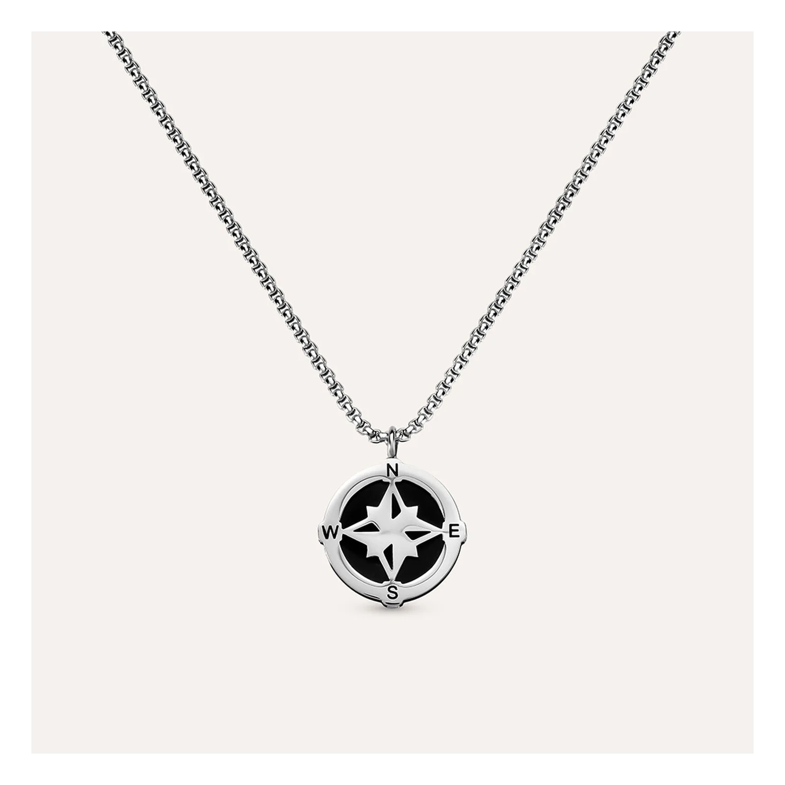 Stroili Man Code Collana rosa dei venti Acciaio 1666517