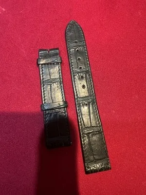 Cinturino Paul Picot per Orologio in Vera Pelle di Coccodrillo 18 mm