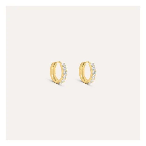 Stroili Toujours Hoop Earrings 9kt Gold 1411827