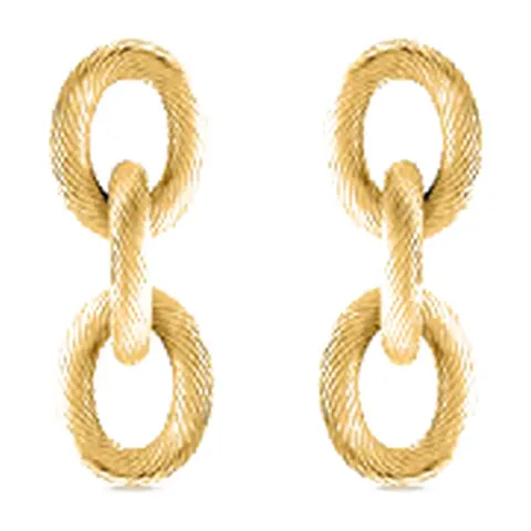 Stroili Radiance Collection Orecchini pendenti dorati Acciaio 1699560