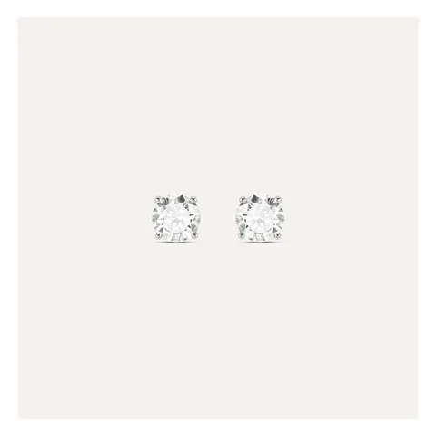 Stroili Silver Elegance Orecchini punto luce tondo con cubic Argento 925 1275950