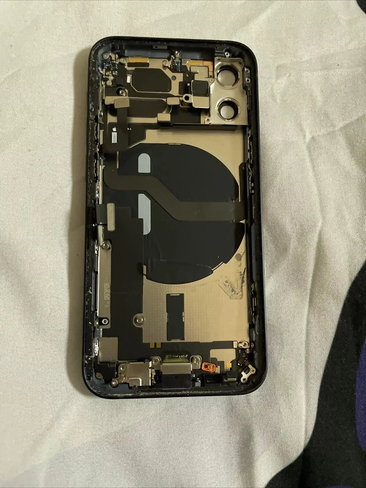 Original Apple Iphone 12 Mini Chassis Lighting Vibratore Power scocca nero A