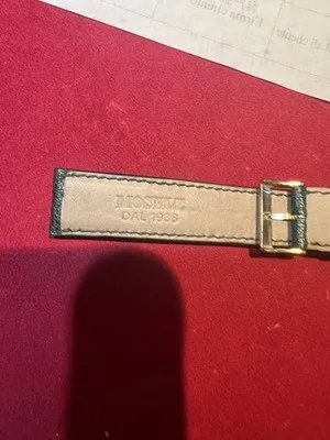 Cinturino per orologio in pelle verde 20mm Moselle dal 1938 - 2606251406