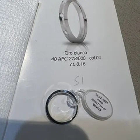 Anello in argento 925 UNOAERRE misura 53 - 40 AFC 278/008