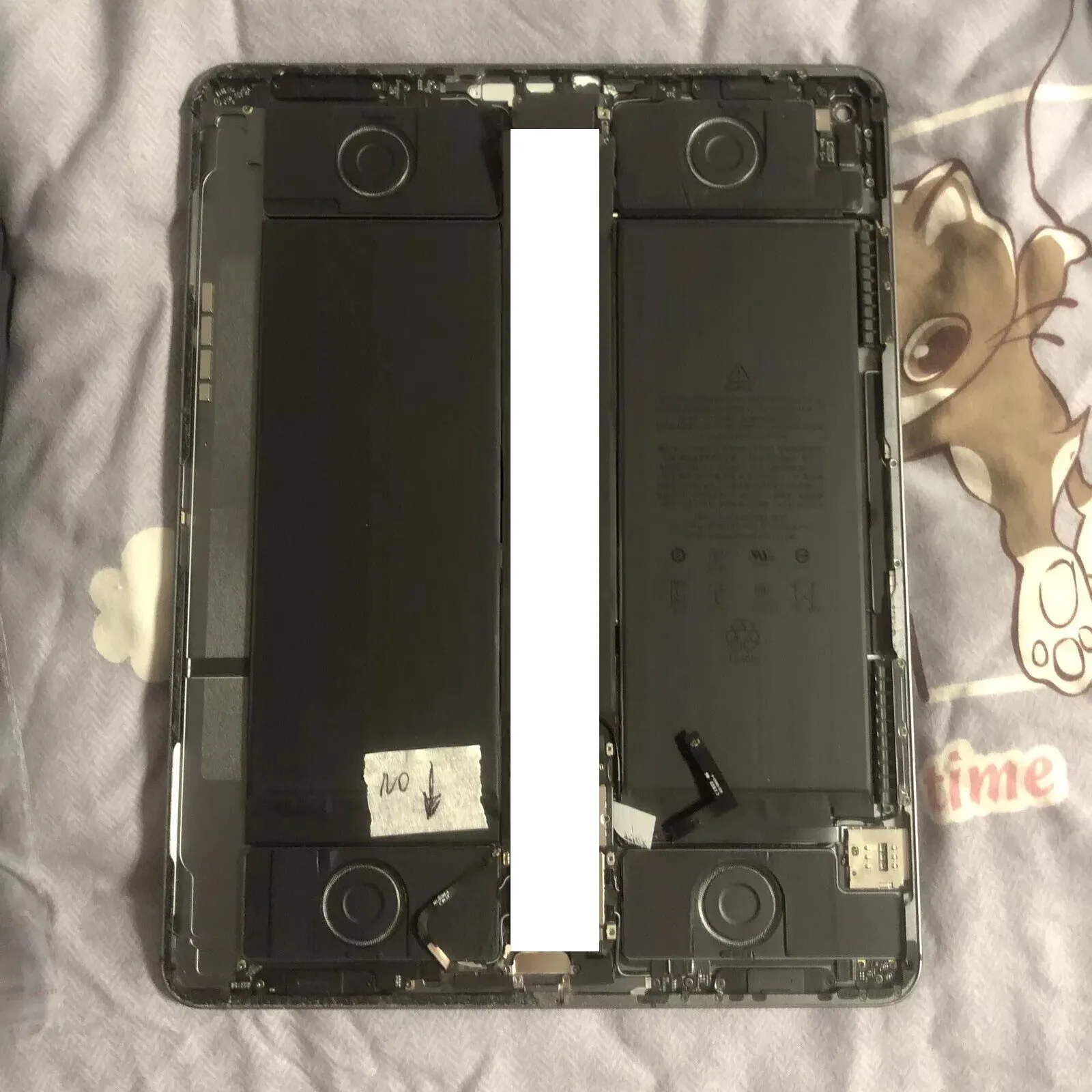 Originale Apple iPad Pro 12.9” A1895 Chassis Scocca Grigio Nero Semicompleto A-