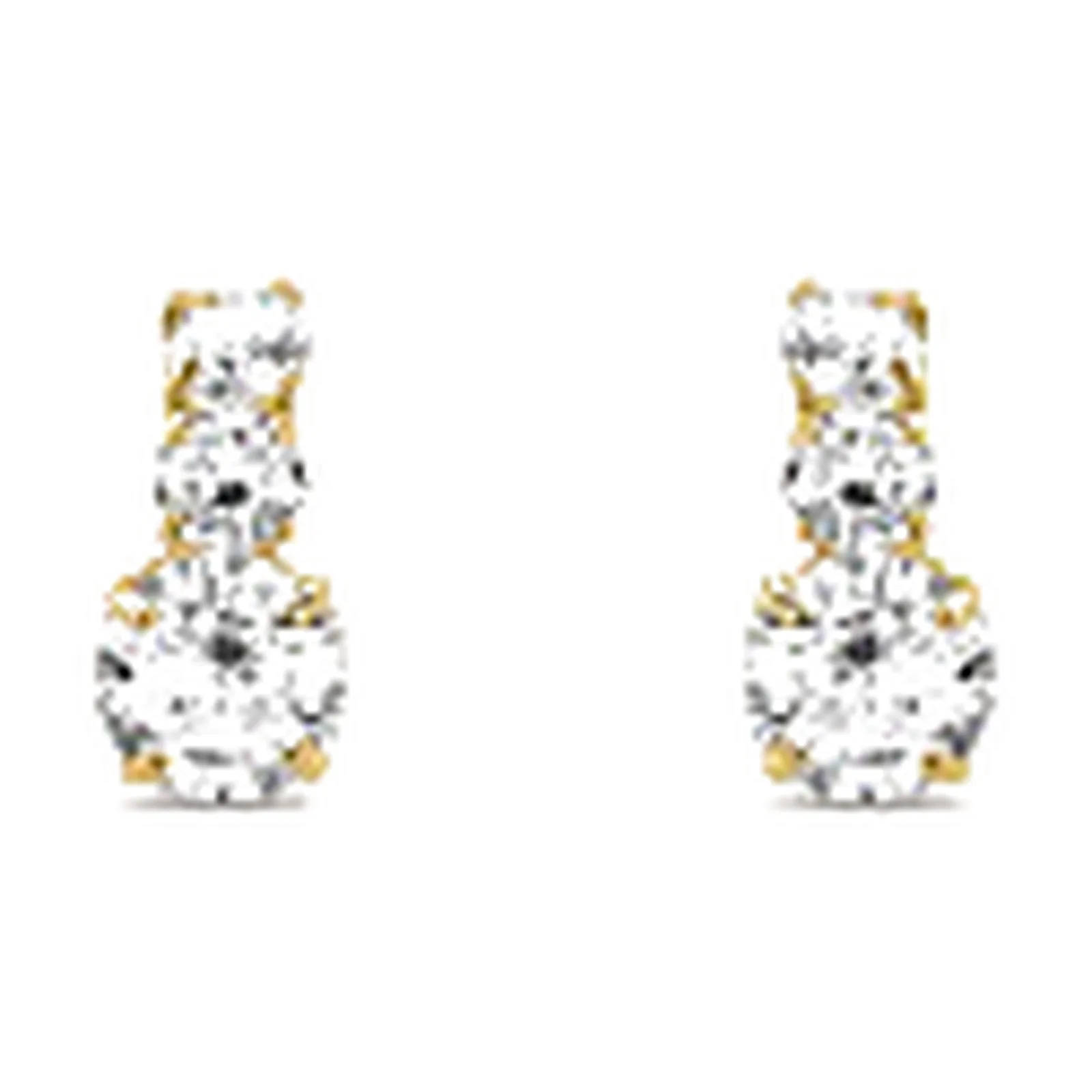 Stroili Bon Ton Orecchini a semicerchio con cubic zirconia Oro 9kt 1435995