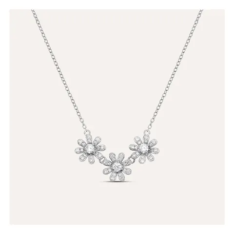 Stroili Silver Moments Collana con cubic zirconia Argento 925 1669778