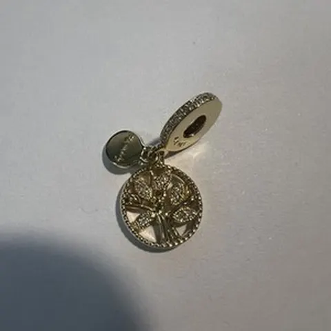 Charm pendente Albero della Vita in argento placcato oro - LAB22609302210