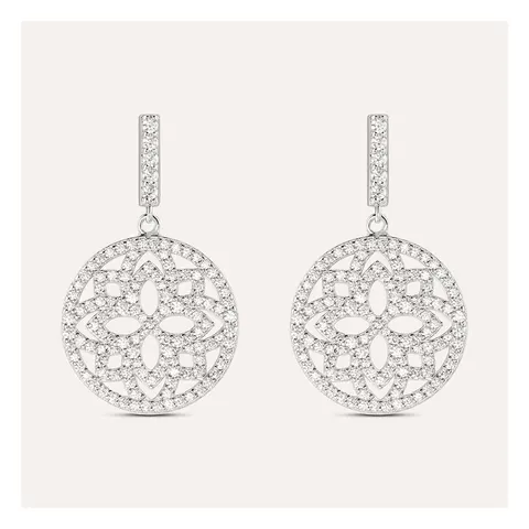 Stroili Silver Shine Orecchini pendenti con cubic zirconia Argento 925 1688304
