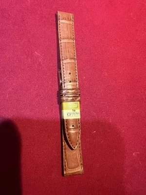Cinturino Orologio Bros Officina Italia in Pelle Coccodrillo 16mm - 2606241558