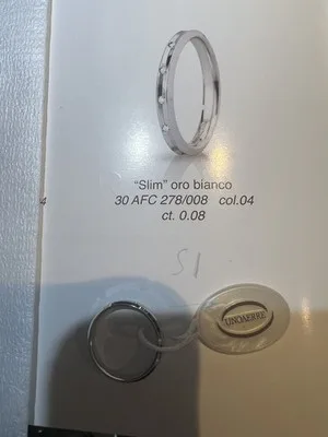 Anello UnoAerre in argento 925 misura 53 - 30 AFC 278/008